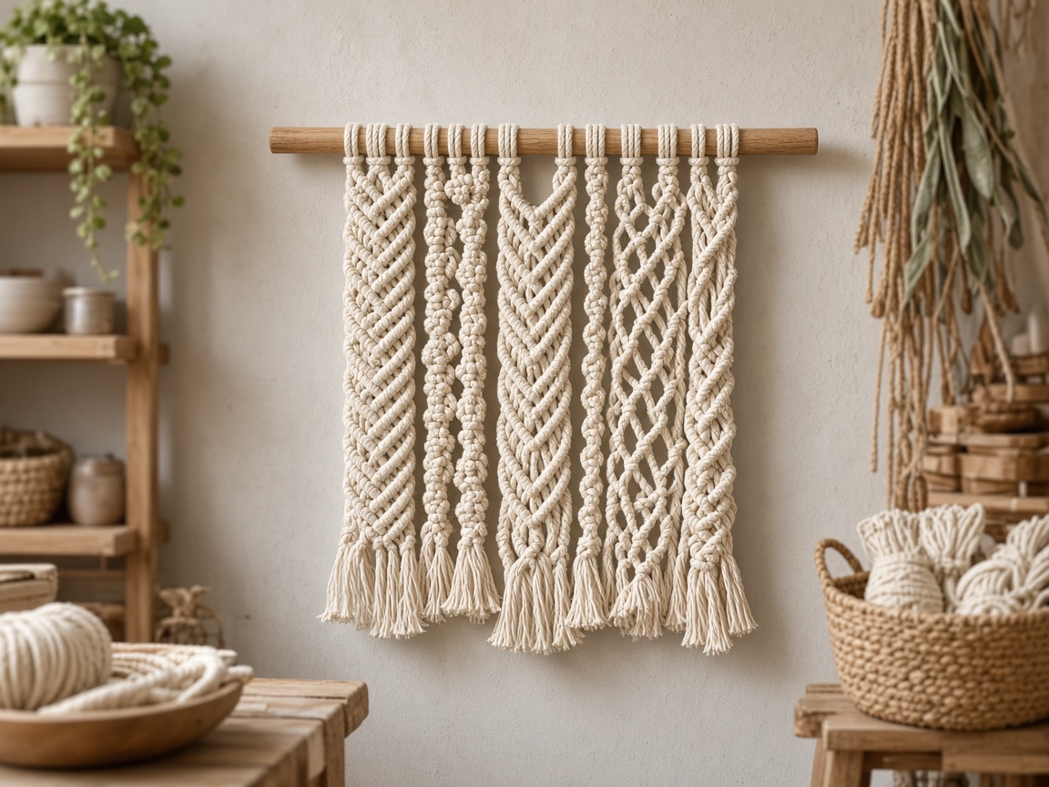 Wall hanging intro at Macrame Mintcrest
